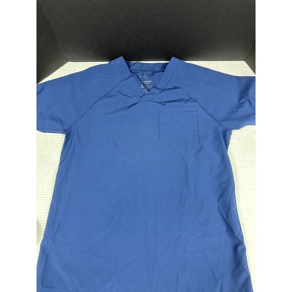 Jaanuu Tops - Jaanuu‎ Scrubs Womens Small V-neck Raglan Top Navy Blue